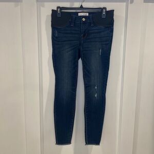 KANCAN Maternity dark wash skinny jeans